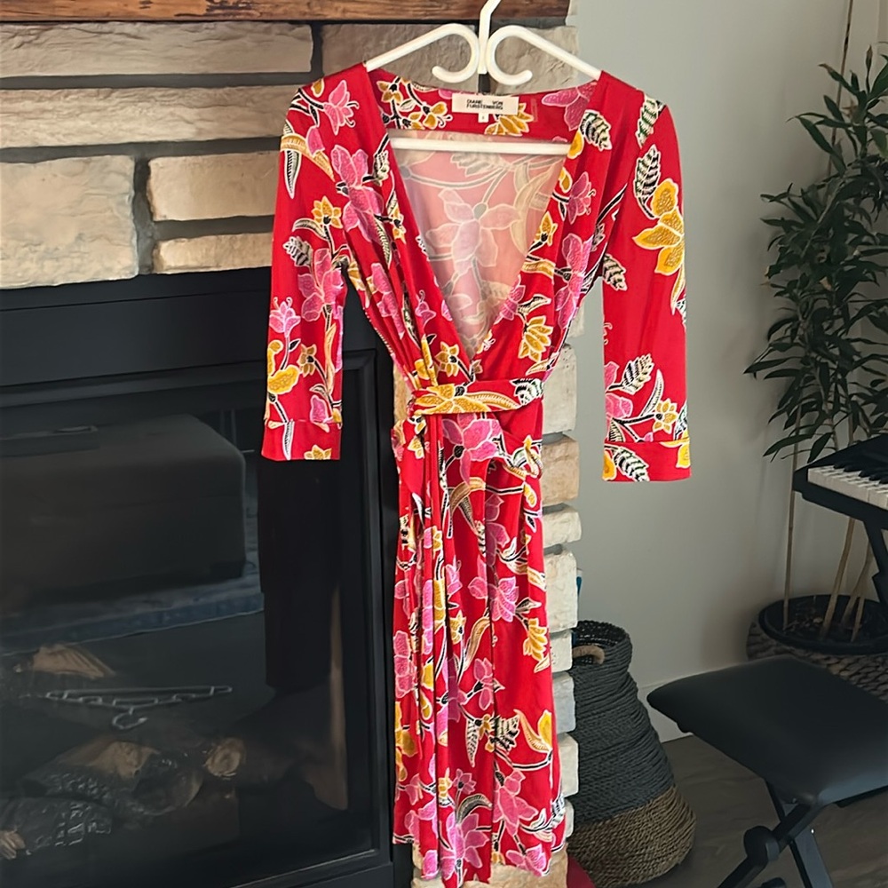 Diane von Furstenberg iconic wrap dress